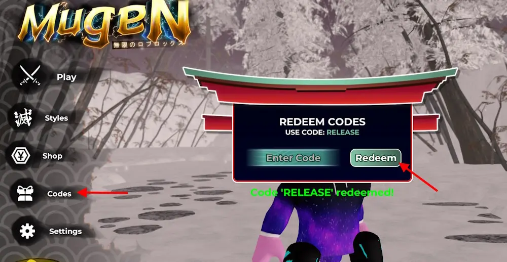 NEW Mugen Codes