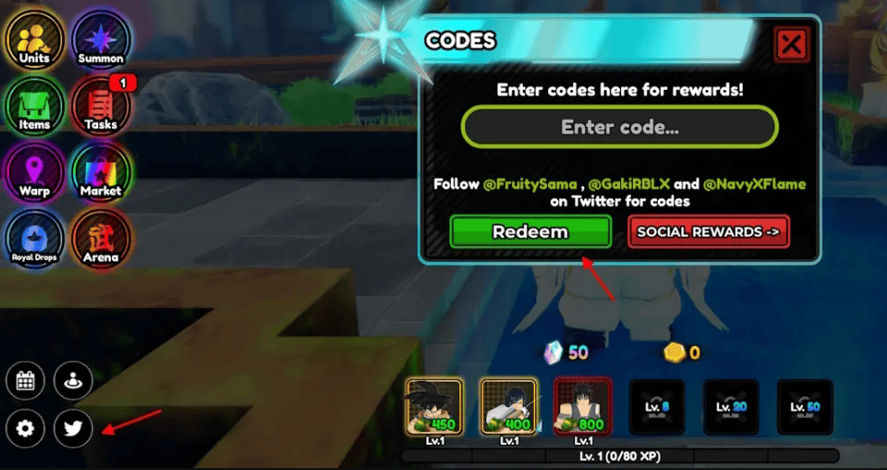 All Star Tower Defense X Codes