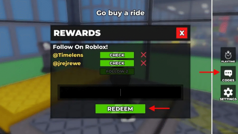 Steal a Ride Codes
