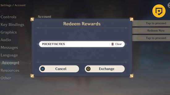 Genshin Impact Codes